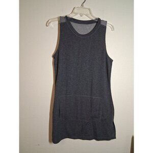 Tek Gear Dry Tek Tank Top Mini Dress Activewear Gym Athletic Gray Size Medium